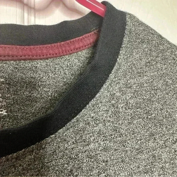 George Long  Sleeved Shirt Zippered Front Pocket Grey & Black Size Extra Large - Picture 2 of 16